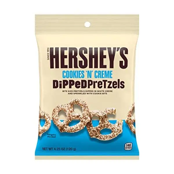 Hershey's Cookies 'n' Cream dipped Pretzels, 5 Oz