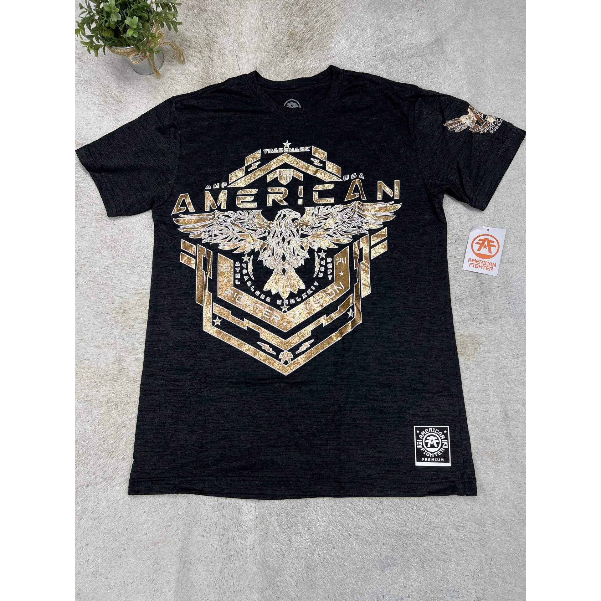 American Fighter Pitch Black Culver City Short Sleeve Tee