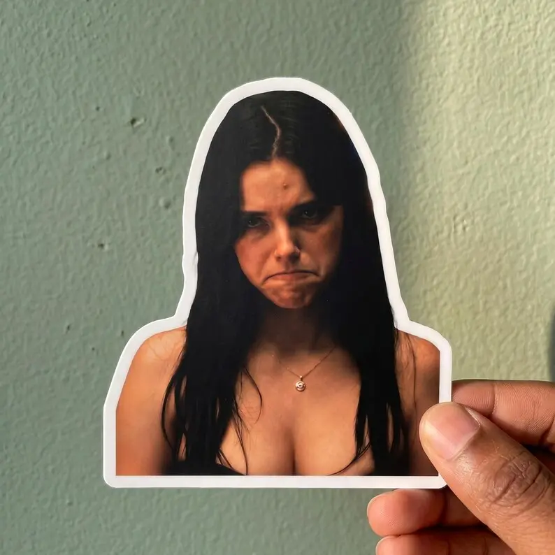 Obsession Movie Sticker, Freaky Nikki, Movie Lover Stickers, Kiss-cut Sticker, Logo Vinyl Stickers