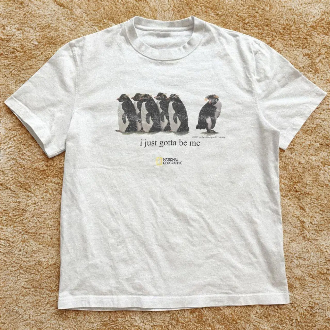 National Geographic I just gotta be me penguin graphic tee Gildan Reprint T-shirt
