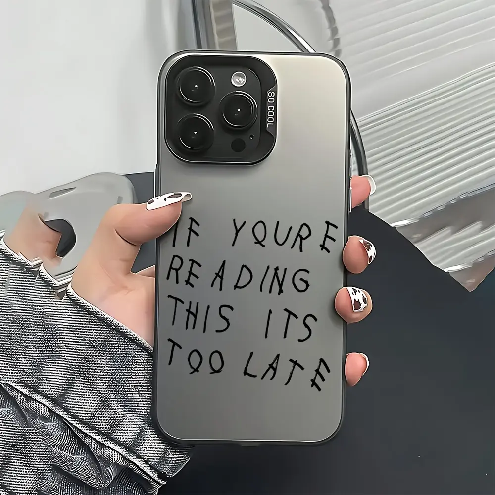 D-Drake IYRTITL Trendy Cellphone Case - Shockproof, Anti-Drop Matte Back Protective Accessory, Flexible Shell for iPhone 17,16E,16,15,14,13,12,11 Mini/Pro/Max,Air,X,XR,XS Max,8,7 Plus (Cellphone Accessories)