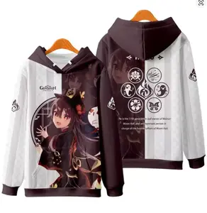Hot 2026 Game Genshin Impact Hu Tao Cosplay Hoodies V2 Male 3D Print Anime Sweatshirts Men Women Pullover Coat Oversized Harajuku Y2k Hoodie