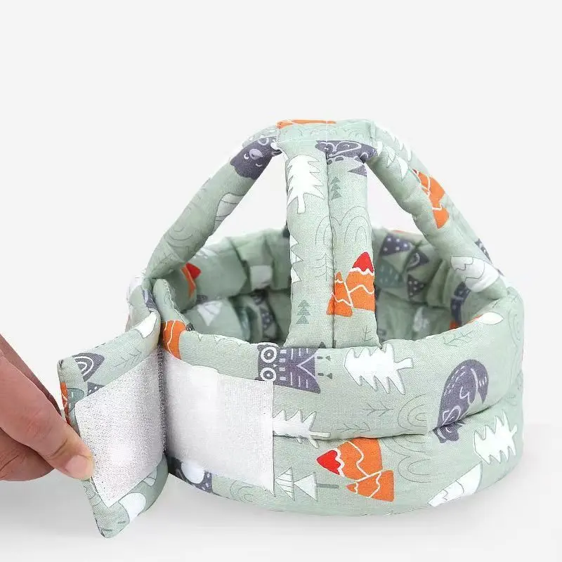 1pc Head Protector Hat, cute cartoon design, adjustable protective cap. A must-have for learning to walk. The perfect gift for Halloween, Christmas, and Thanksgiving. Toddler Hat Newborn Toddler Hats