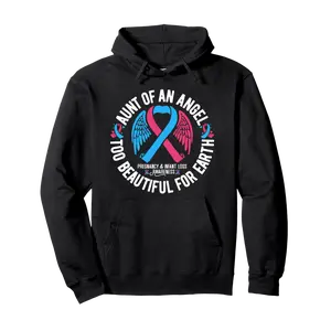Aunt Of An Angel Pregnancy and Adults Loss Awareness Pullover Hoodie - Jenniferlau Shop Ab0dggj3qsk