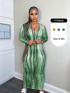 USBoutiqueCHIC Women's Floral Print Polyester Slip Dress, Soft Milk-Touch Drape Slim Maxi, Adjustable Coat-Compatible Womenswear for Spring-Summer Evening