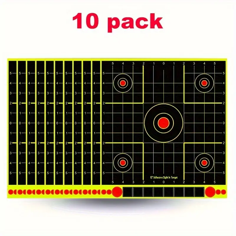 10-20pcs Reactive Splatter Shooting Targets - High Visibility Silhouette, Instant Feedback for Marksmanship Training, Target Practice