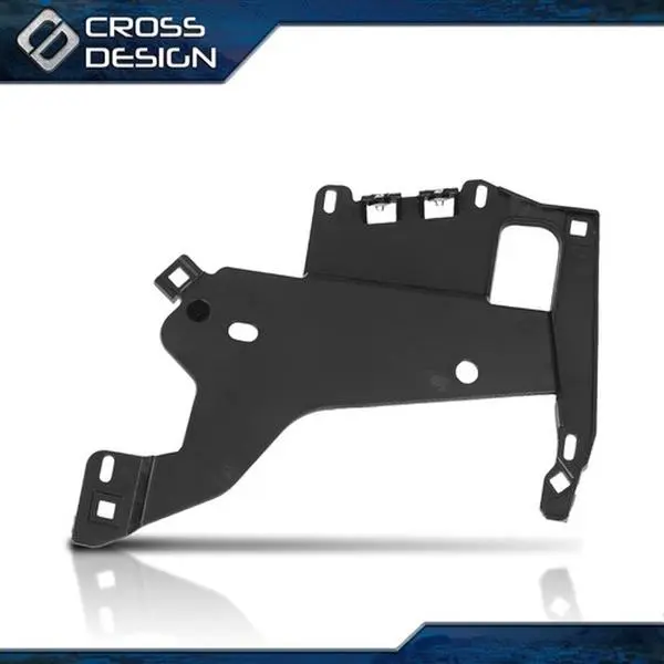 CROSSDESIGN Headlight Bracket Driver Side Fits Chevy Corvette C5 97-04 Left Black
