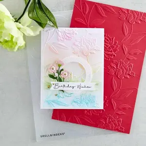 Beautiful Blooms 3D Embossing Folder