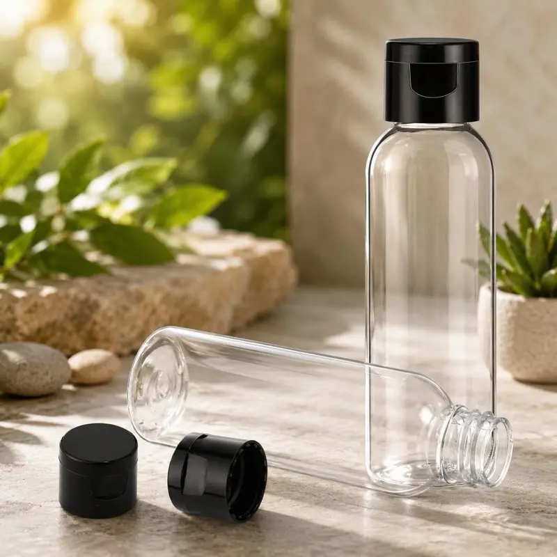 Home Organizer Storage Canister, Reusable Sealed Bottle with Cap for Home Supplies