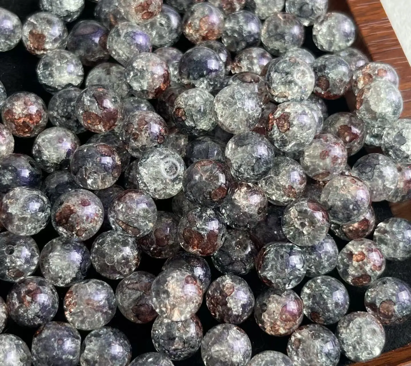 [G01]10mm crackle bead 40ml