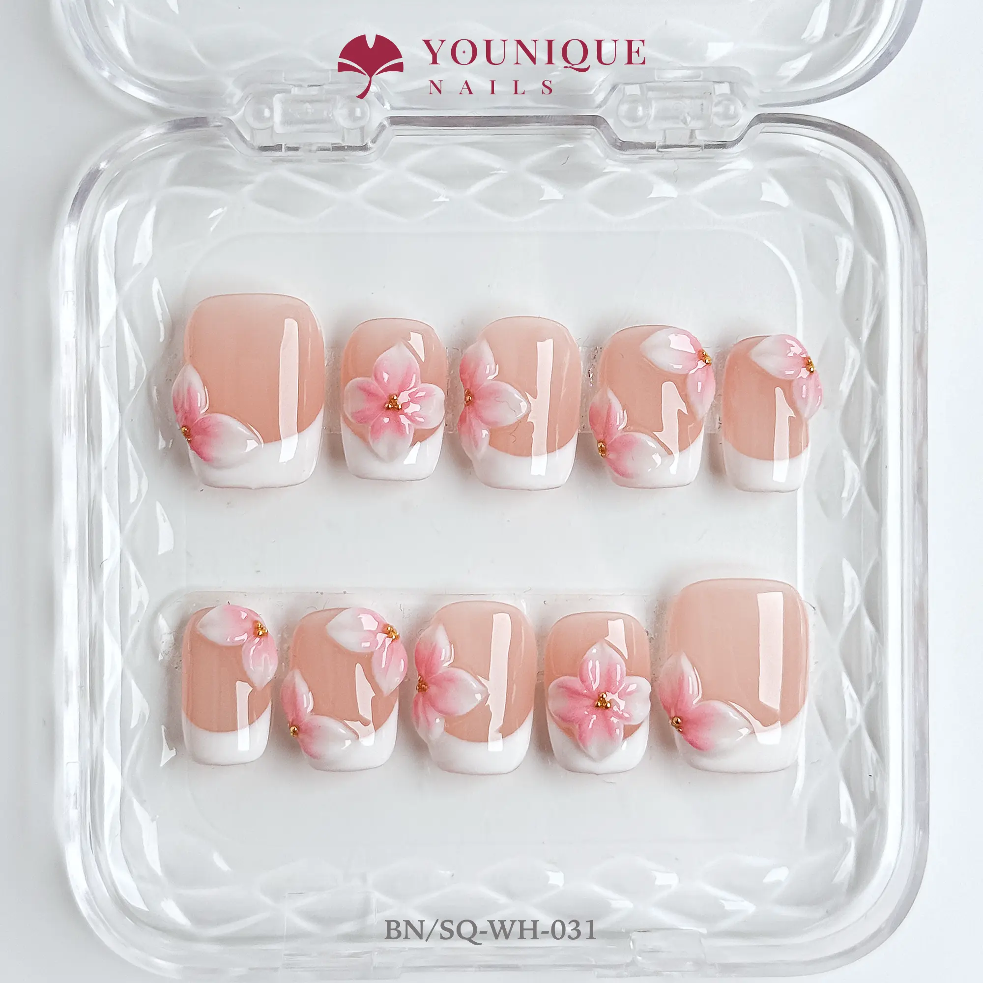 Younique Nails  | 10PCS 100% Handmade Press-On Nails | Reusable Colorful Art