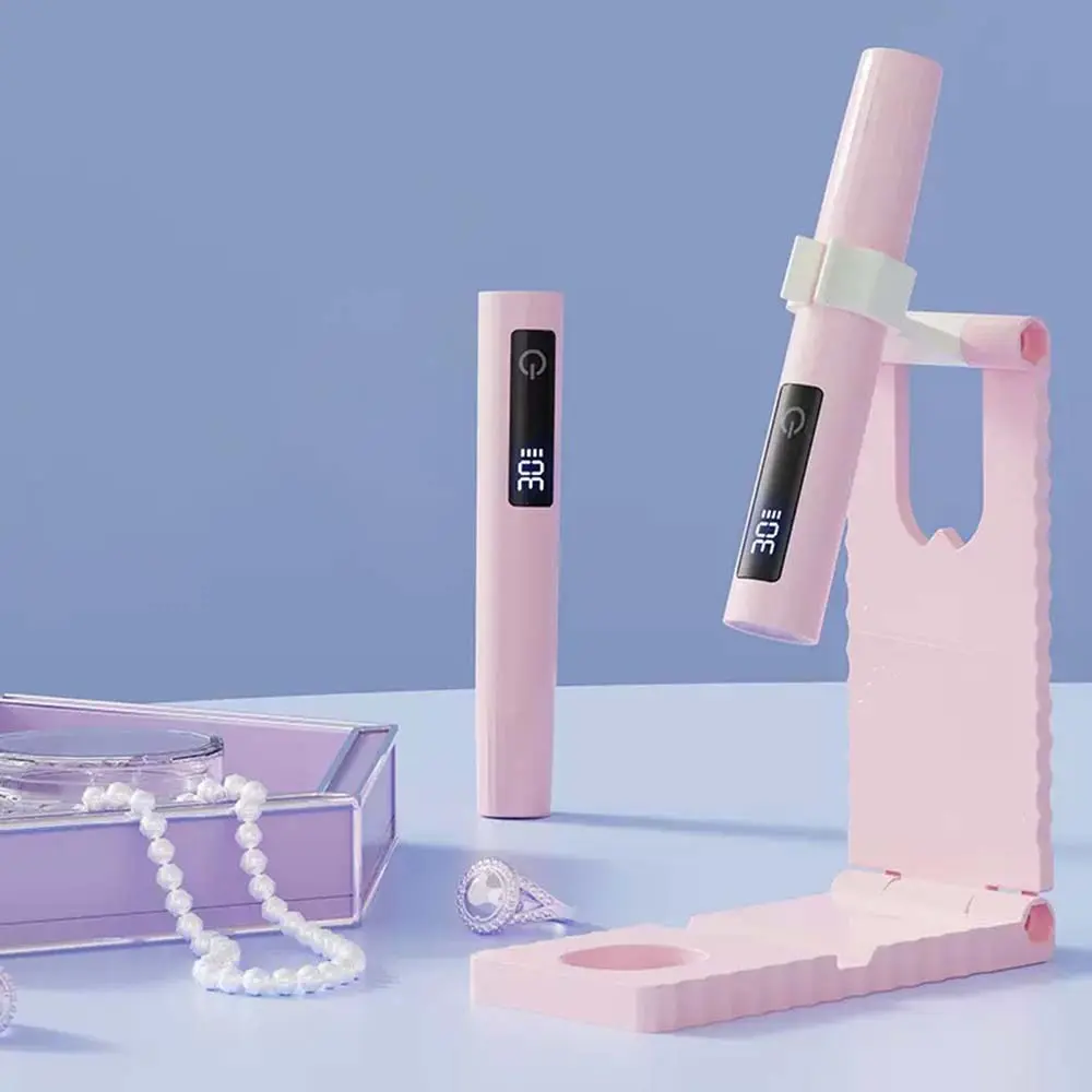 LED Nail Lamp Professional, Led Uv Gel Nail Polish Curing Light With Adjustable Stand USB Rechargeable & Touch LCD Display, 60 Sec/90 Sec Timer - Nail Dryer, Fast, Mini, Portable - Nail Art Manicure Tools Accessories, Great for Home and Nail Salon Use