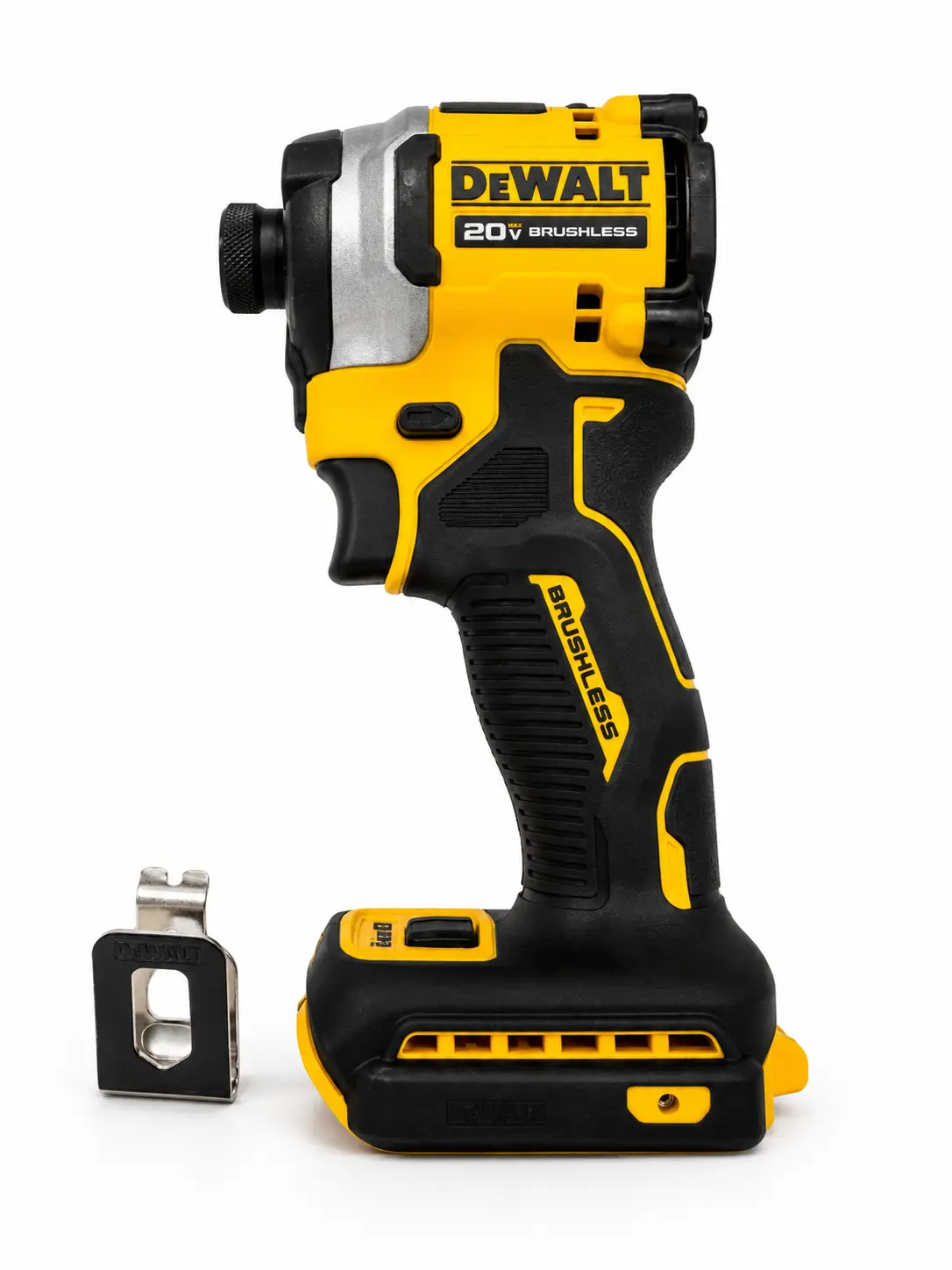 DEWALT DCF850 20V MAX ATOMIC Brushless 1/4” Impact Driver (Tool Only) - 100% Genuine, Compatible with 1/4" Bit Tips, Ideal for Wood Surfaces, Includes Led Light, No Other Accessories Included