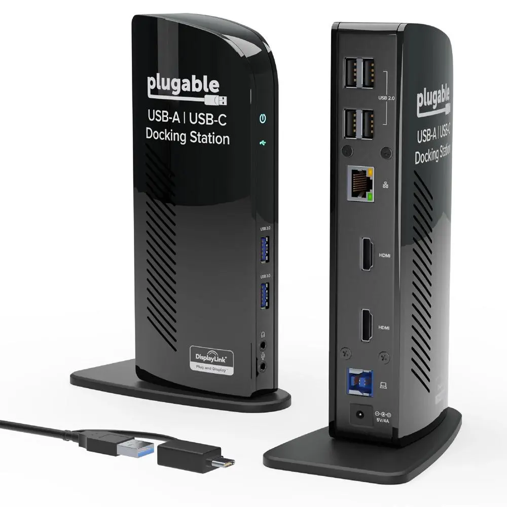Plugable UD-3900 Universal Dual Monitor Docking Station