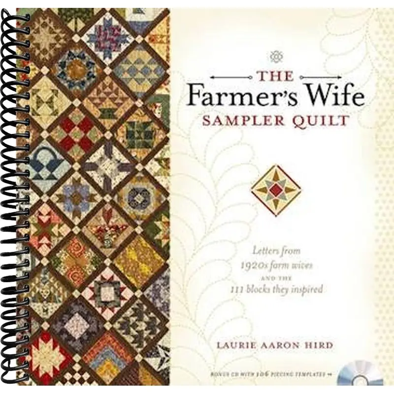 The Farmer's Wife Sampler Quilt - Quilting Bedding, Patchwork Soft Furnishing Textile