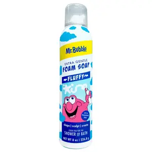 Mr. Bubble Extra Gentle Foam Bath Soap, Fragrance Free, 8 oz.