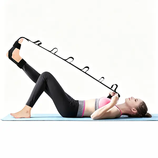 Foot & Calf Stretcher – Stretching Strap for Plantar Fasciitis, Heel Spurs, Foot Drop, Achilles Tendonitis & Hamstring – Yoga Foot & Leg Stretch Strap Fitness Accessories Exercise yoga stretch band