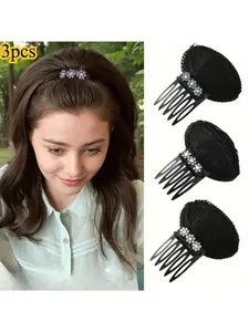 Women Hair Volume Comb Set, Invisible Lift Design, Enhances Elasticity & Fullness, Perfect for Daily Use, Stylish Women Accessories