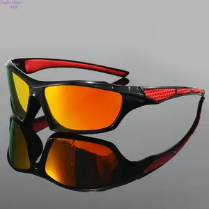 Photochromic Polarized Sports Sunglasses Windproof Splash Resistant UV Protection Anti Glare Unisex Eyewear for Cycling Hiking Mountaineering Fishing Outdoor Daily Use