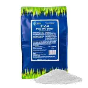 Supply Solutions 21-0-0-24S Ammonium Sulfate Fertilizer for Deep Green Plants Soil Acidifier for Blueberry Azalea Magnolia 10 Pounds