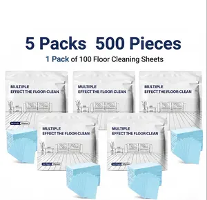 500PCS Floor Cleaning Tablets for Mop, Multi-Surface Cleaner Sheets for Hardwood, Tile, Laminate & RV, Deodorizing Deep Clean Tablets