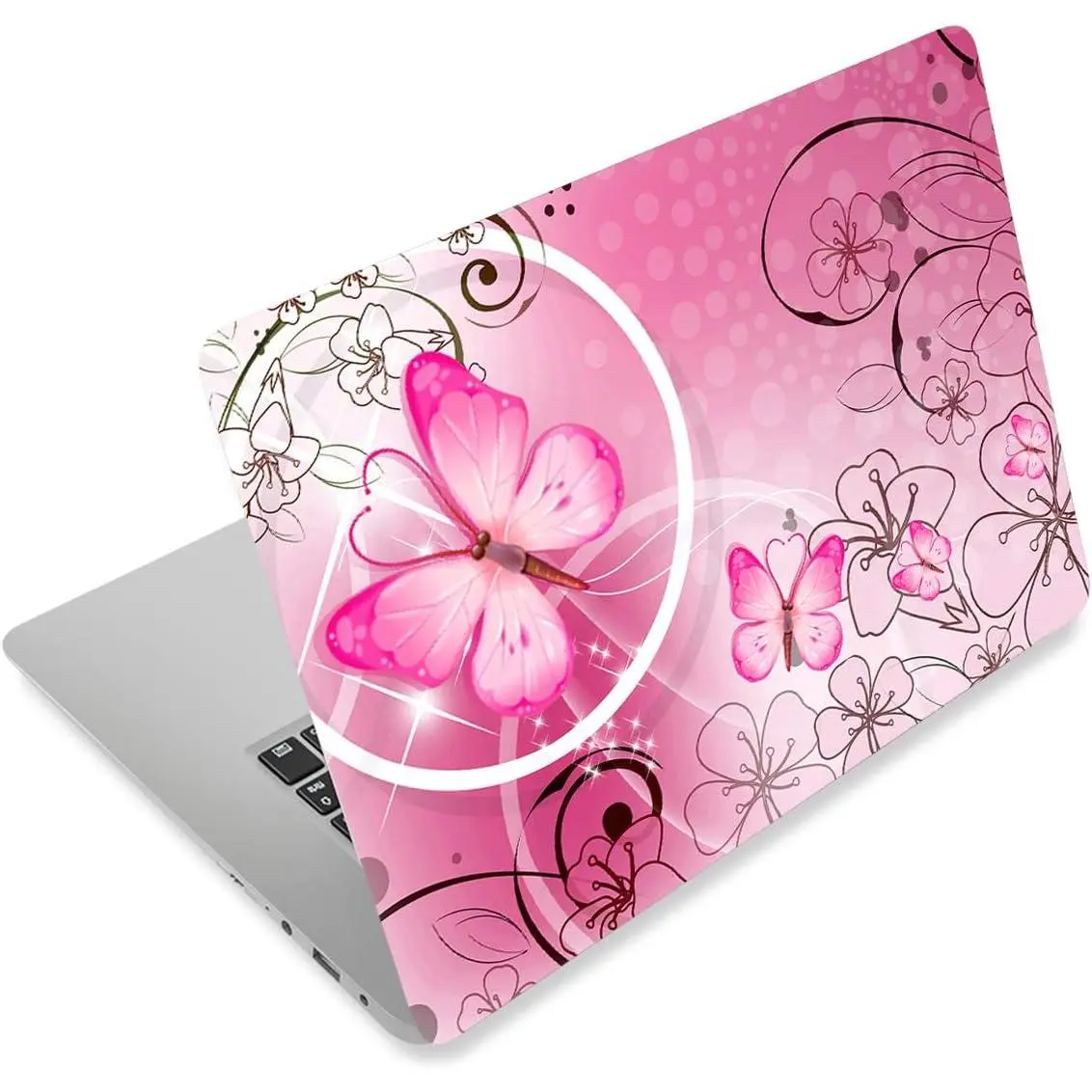 Pink Butterfly11.6 13 13.3 14 15 15.6 inches Netbook Laptop Sticker Protector Cover Decal FY-NEK-009 Pink Butterfly11.6 13 13.3 14 15 15.6 inches Netbook Laptop Sticker Protector Cover Decal FY-NEK-009