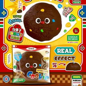 Mido Red Nose Chocolate Rainbow Chip Cookie Squishy