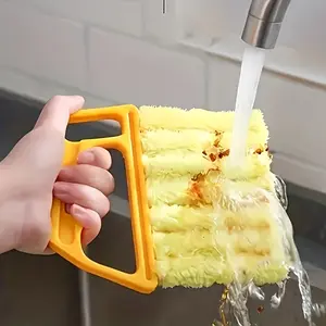 4Pcs Detachable Window Blind Cleaner Brush Duster for Blinds, Vents, Shutters & Air Conditioner Vents