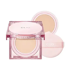 CLIO - Kill Cover Mesh Glow Cushion Set - Korean Makeup Coverage -  Smooth Radiance  Foundation FlawlesConcealer Radiant Cosmetic