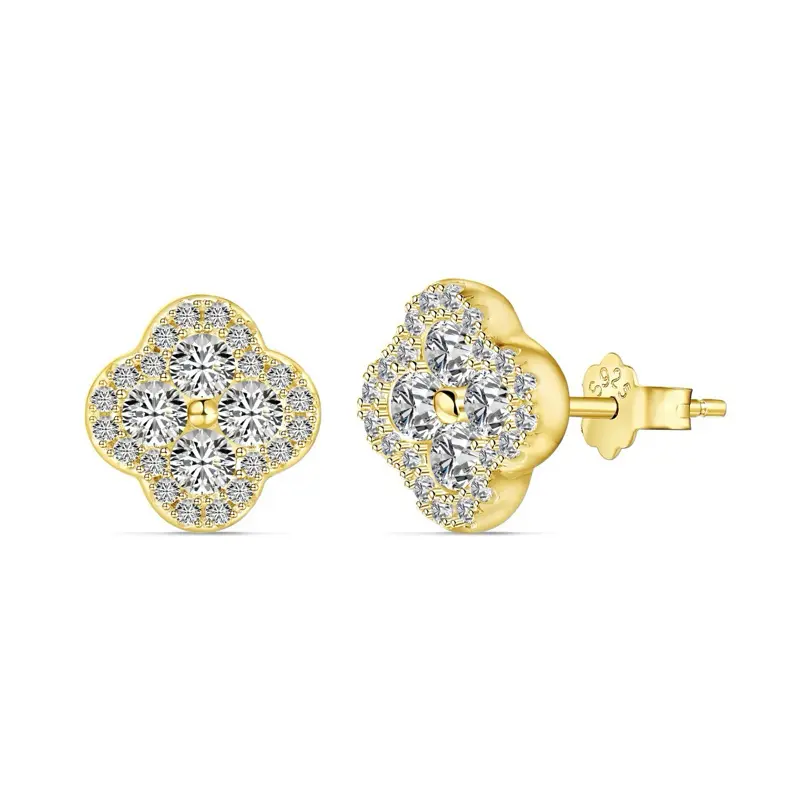 Clover studs 925 sterling silver