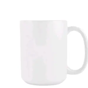 CERAMIC MUG 15oz - Durable Reusable Drinkware for Coffee Tea or Any Beverage