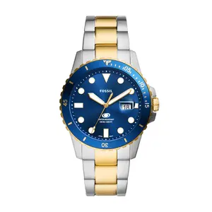 Fossil Men's Fossil Blue Dive Three-Hand Date, Stainless Steel Watch