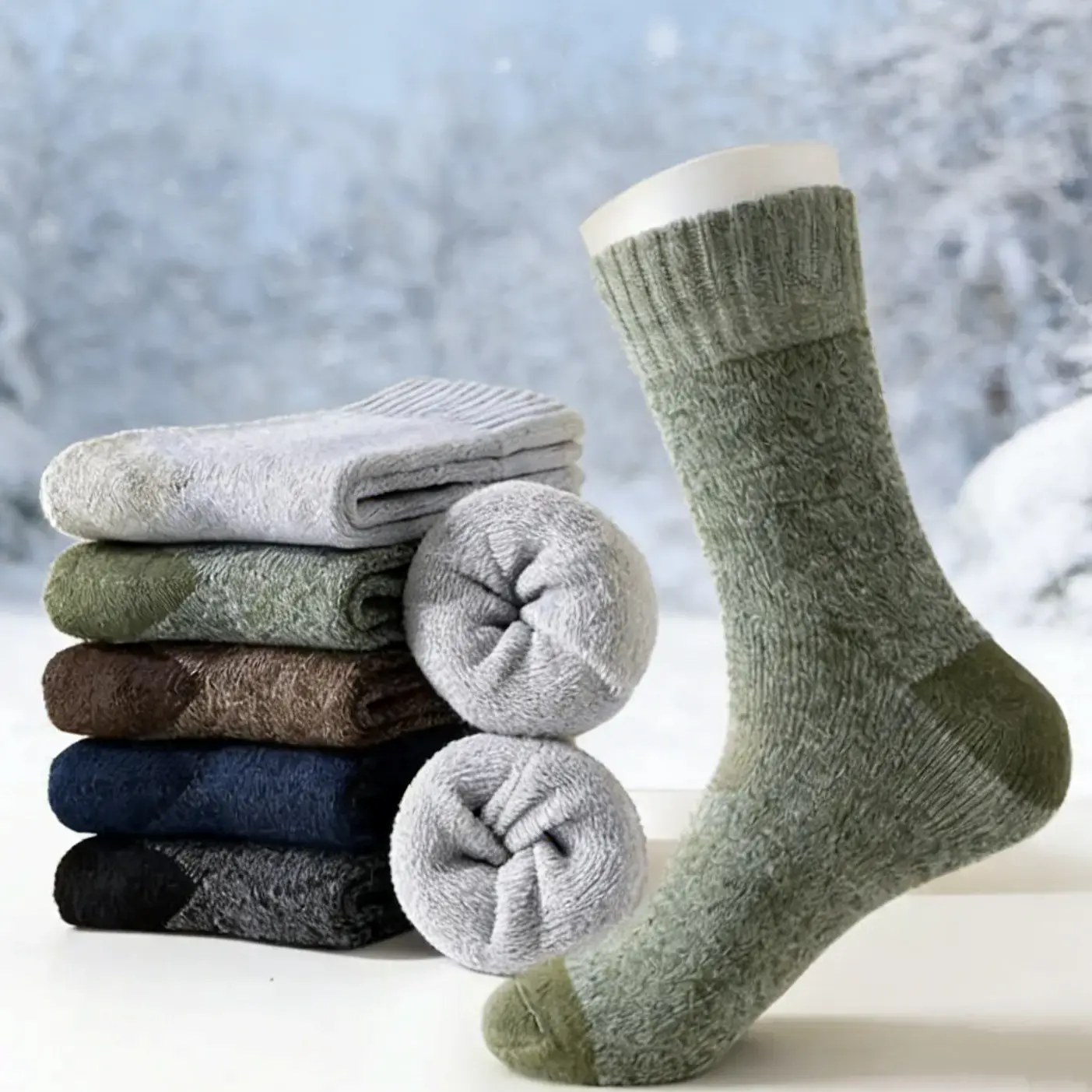 Men's Plain Knit Ankle Socks (5 Pairs) - Menswear, Casual, Comfy, Breathable Solid Color Socks for Daily Wear, Ankle Sock Height