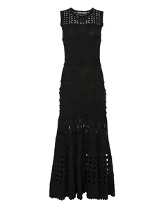 Lakshmi Eyelet Knit Dress