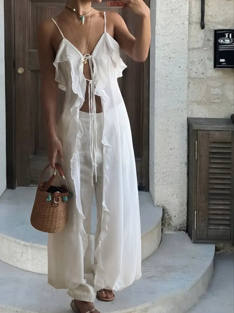 casual long sleeve wedding dress Hall Casual Wedding Dress Off Shoulder Long Sleeves Simple Summer Bridal Gowns QW2366 US6 / Ivory