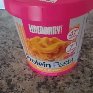 Legendary Foods Protein Mac & Cheese 47g Protein 7g Net Carbs Gluten-Free Keto Friendly 6 Cups of Pasta