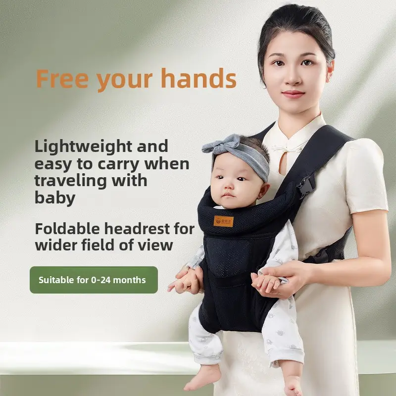 Baby Wrap Carrier, Newborn toToddler, Baby Wrap Carrier for Ergonomic,Cozy and Lightweight Infant Carrier for7-25lbs, Ideal for Hands-Free Parenting,Enhanced Lumbar Support Portable for EasilyAdjustable, Effortless to Put On