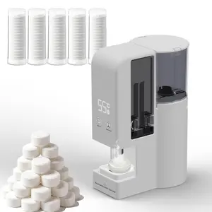 Skincare & cleaning lovers rejoice! Our smart automatic hot towel dispenser delivers warm towels in 5s, 55°C gentle constant temp! For opening pores during makeup removal, gentle cleansing, and daily use. Includes 100 disposable compressed towels