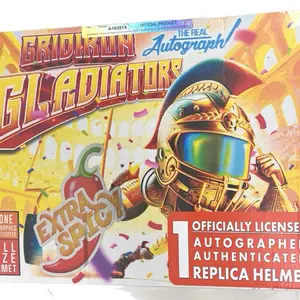 Gridiron Gladiators Extra Spicy Full Size Authenticated Signed Helmet Officially Licensed Autographed Helmet