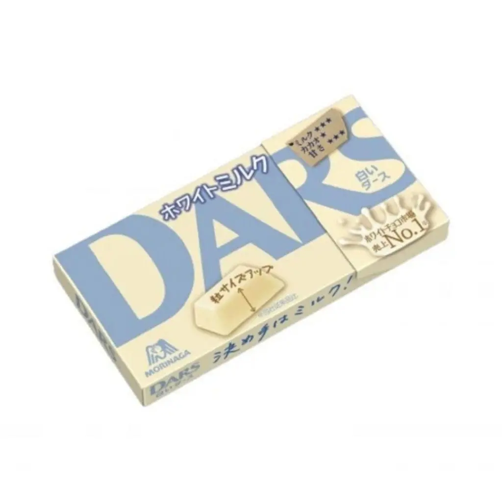 Morinaga DARS White Chocolate Blocks & Bars - 42g