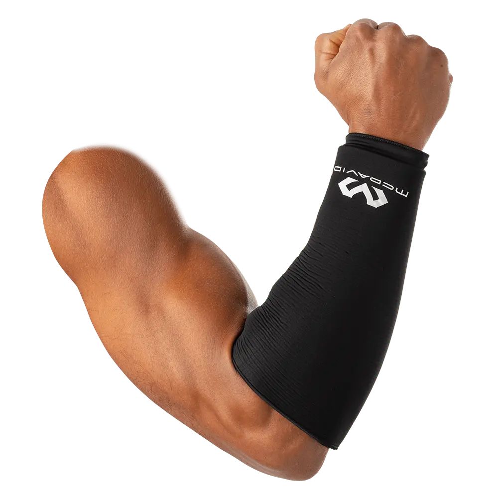 McDavid Flex Ice Therapy Arm Elbow Compression Sleeve - 100% Lycra, Cold-Hot Gel, Quick Relief for Athlete Recovery, Sports Support Sleeves, Arm Compression Sleeves
