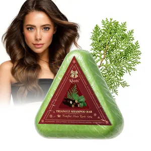 Natural Peppermint Solid Hair Soap Bar, Soothing & Strengthening for Women & Men, Herbal Hair Care, (1pcs/2pcs), Made in China