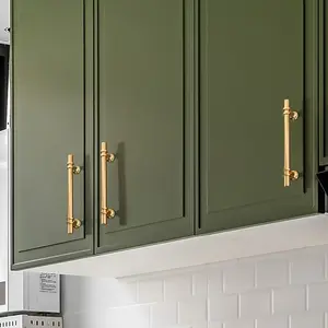 20 Fashionable Gold Arched Cabinet Pulls - Smooth Polished Premium Stainless Steel Door Handles, Suitable for Kitchen and Furniture, Multifunctional Solid Drawer Handles, Kitchen Cabinet Accessories