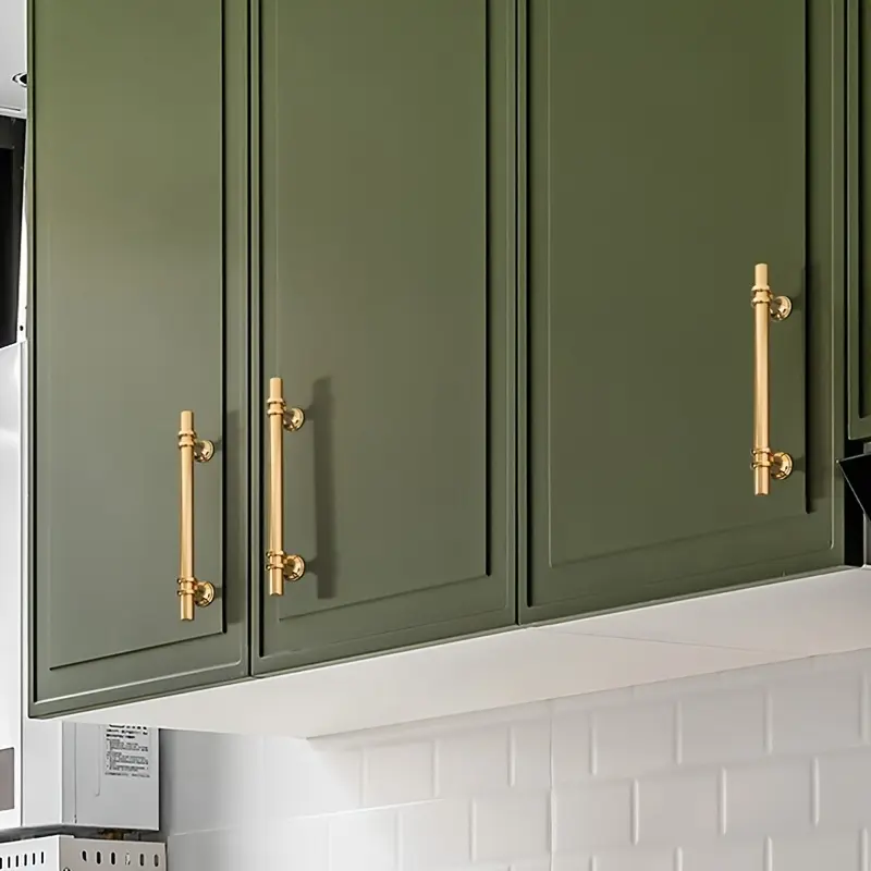 20 Fashionable Gold Arched Cabinet Pulls - Smooth Polished Premium All Stainless Steel Door Handles, Suitable for Kitchen and Furniture, Multifunctional Solid Drawer Handles, Kitchen Cabinet Accessories, Cabinets Handles