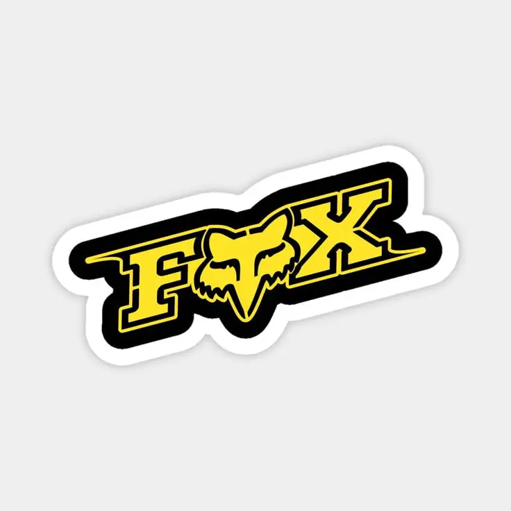 Fox Racing Monster Sticker - Motocross Dirt Bike Decal for Helmets and Cars