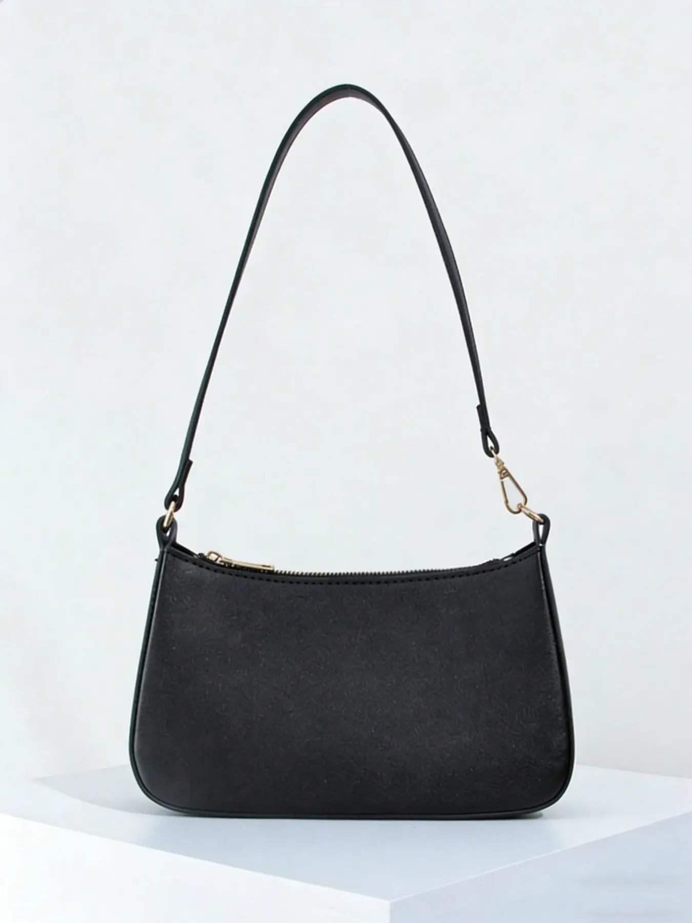 Women's single-shoulder handbag, vegan leather zipper handbag, cute shoulder bag, underarm bag, crossbody bag, suitable for Valentine's Day, wedding season, bridesmaid gifts, everyday use or evening outings, Lightweight Shoulder Bag
