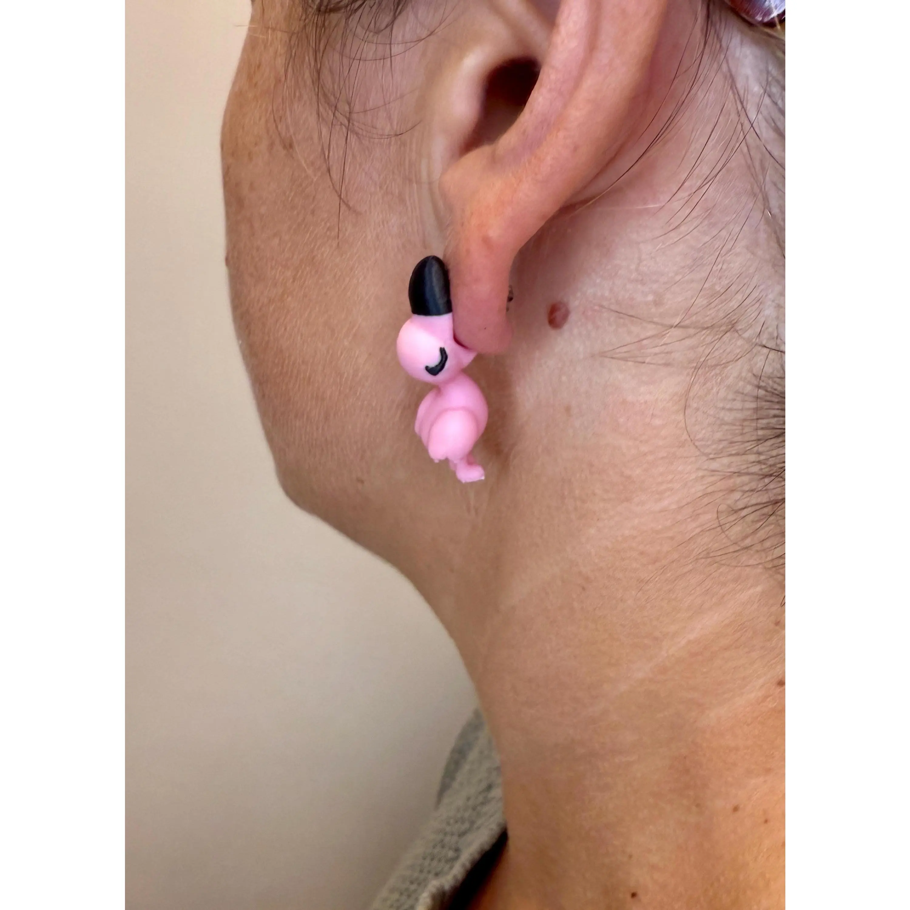Flamingo Chomper Earrings