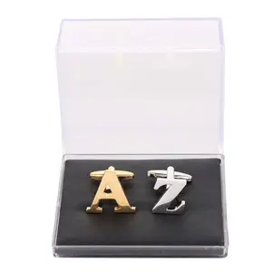 Vittorio Vico Plain Initial Cufflinks: A to Z