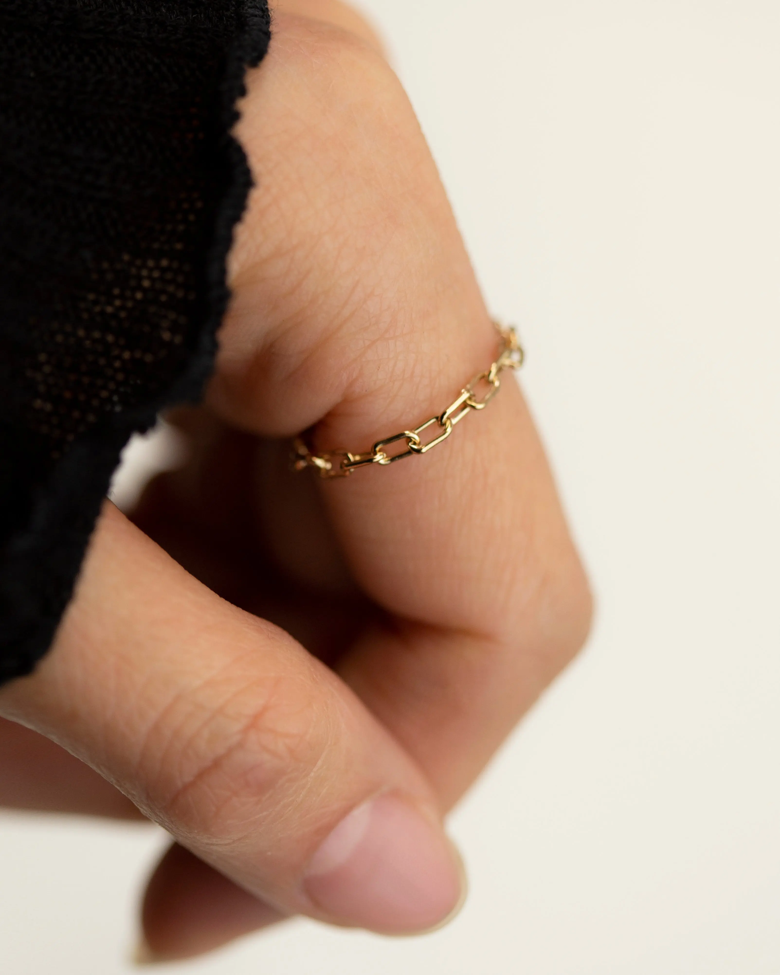 Paperclip Chain Ring Paperclip Chain Ring
