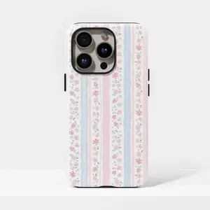 Love Shack Fancy Floral Protective Phone Case for Smartphone IPhone 17 16 15 14 13 12 11 X XS XR XSMAX 7 8 Air Pro Max Plus Luxury Double-layer Cover